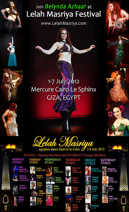 Lelah Masriya Festval, Cairo, Egypt ~ July 1-7, 2012